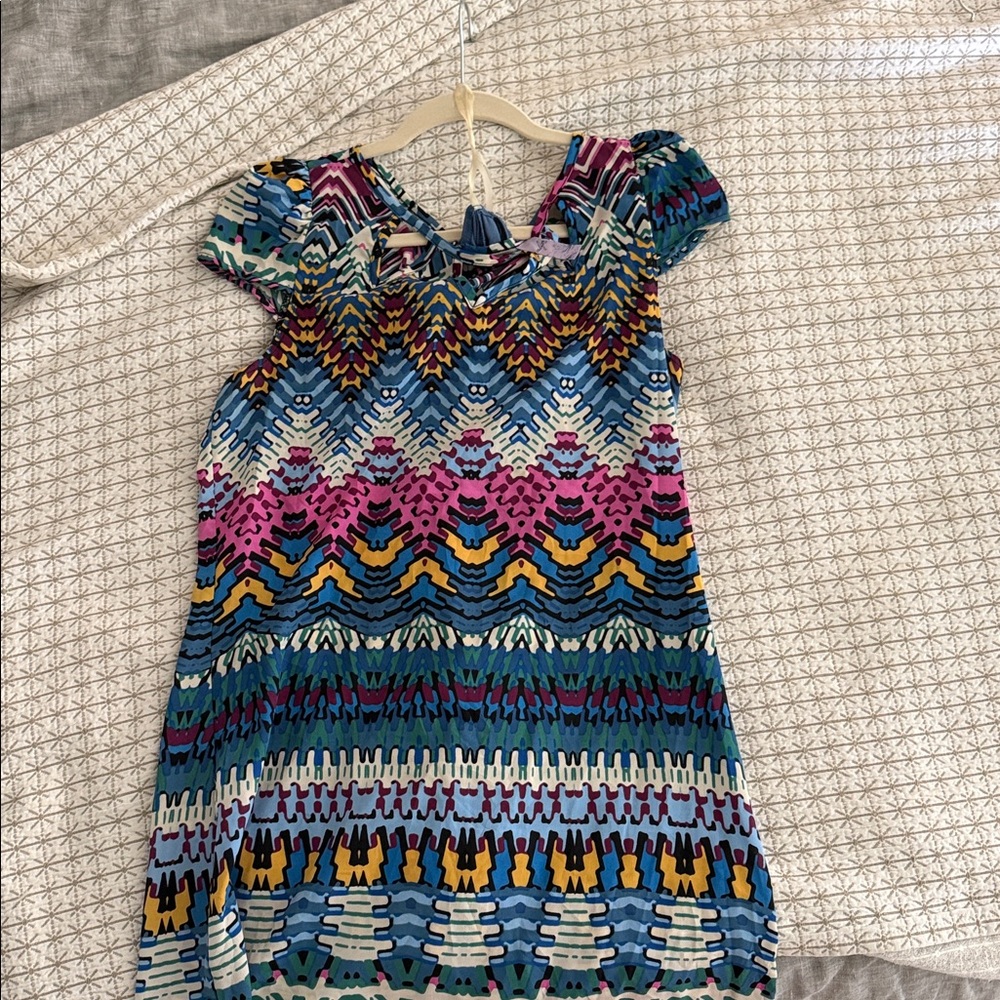 Alya Multicolor Abstract Dress